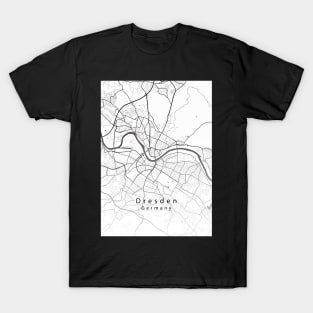 Dresden Germany City Map T-Shirt